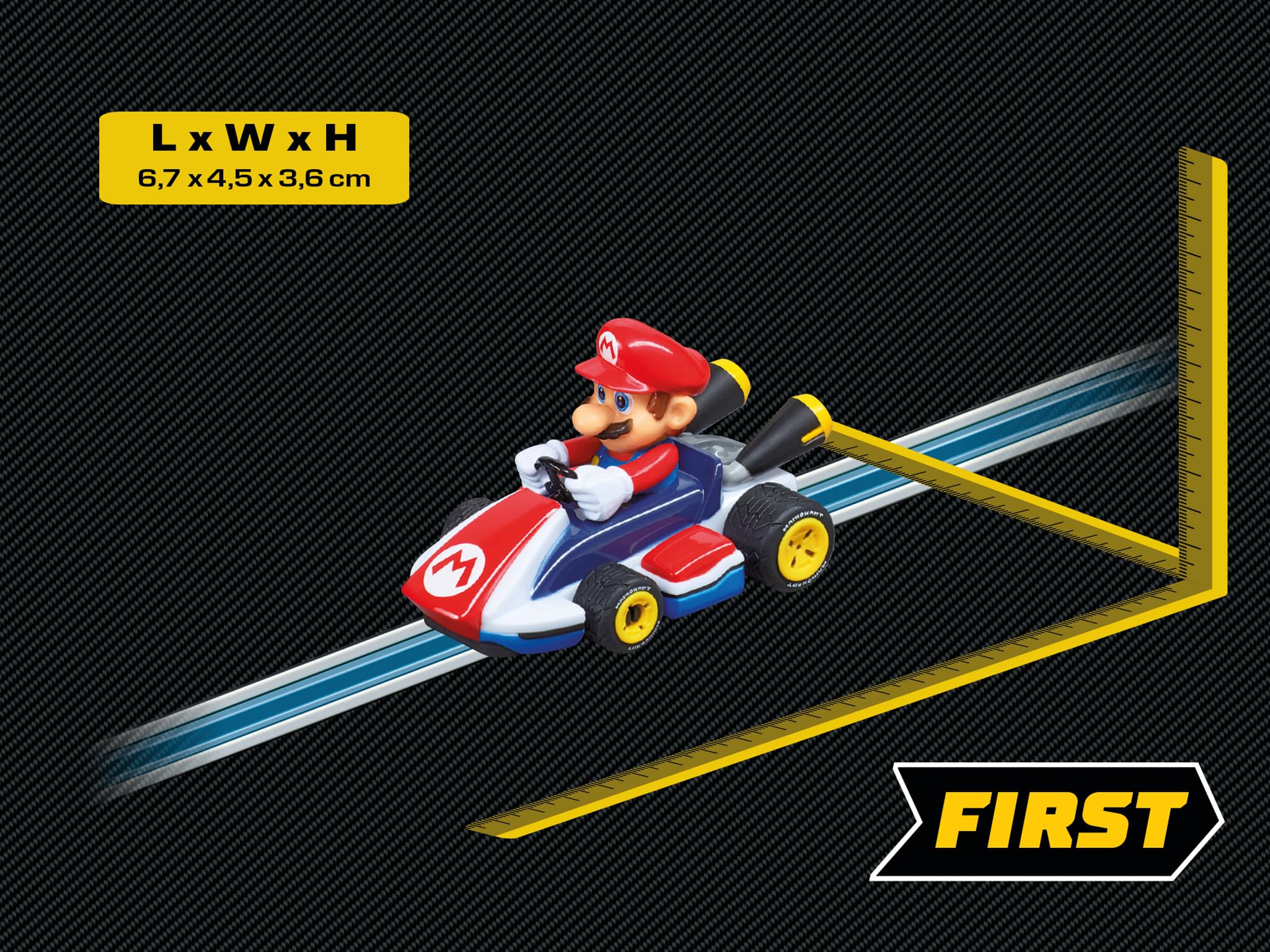 Amazon.com: Greenhills Carrera First Mario Kart Mario 20065002